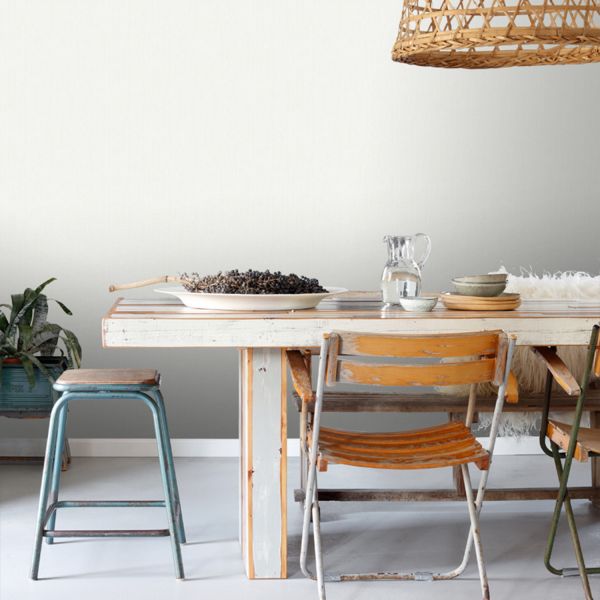 Estahome Effen Denim Behang - Jeans Structuur - 0,53 x 10,05 m - Groen / Grijs