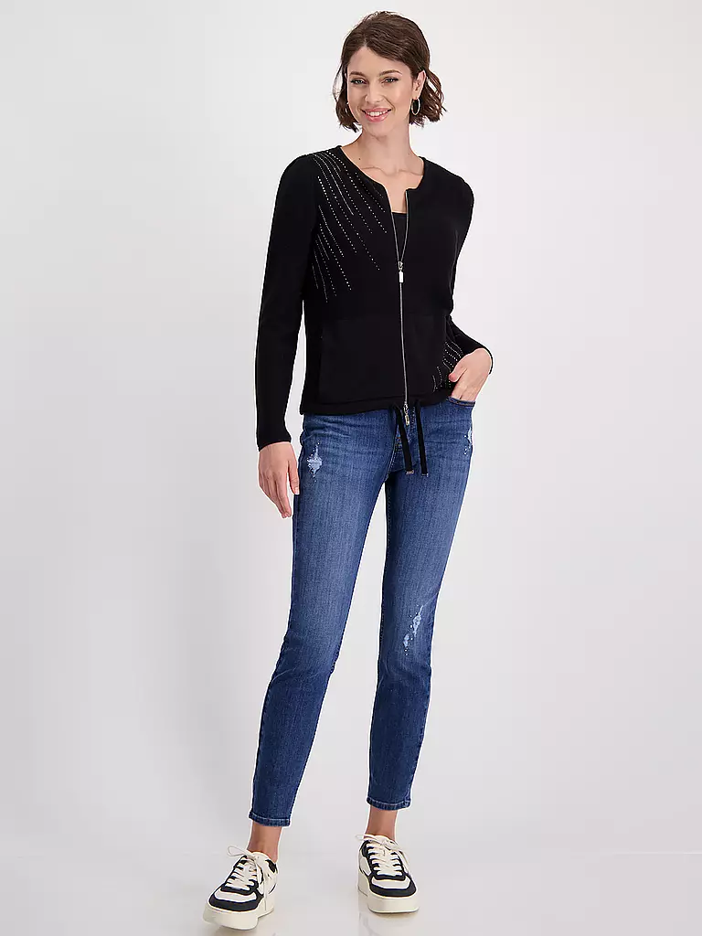 MONARI Strickjacke schwarz