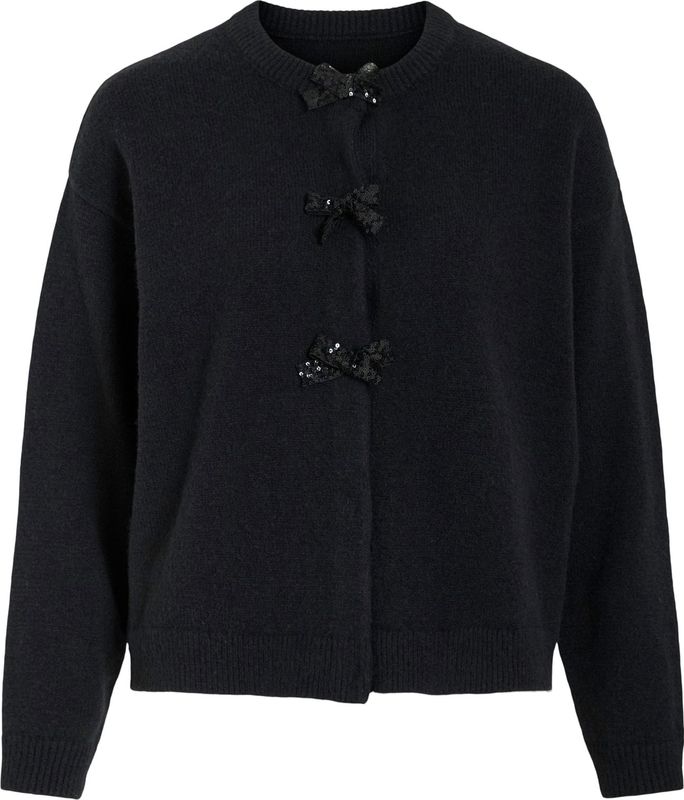 VILA - VIBrianna - Gebreid Vest - Zwart