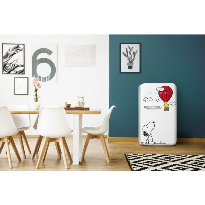 SMEG Stand-Kühlschrank 50's Style Snoopy FAB10RDSN5