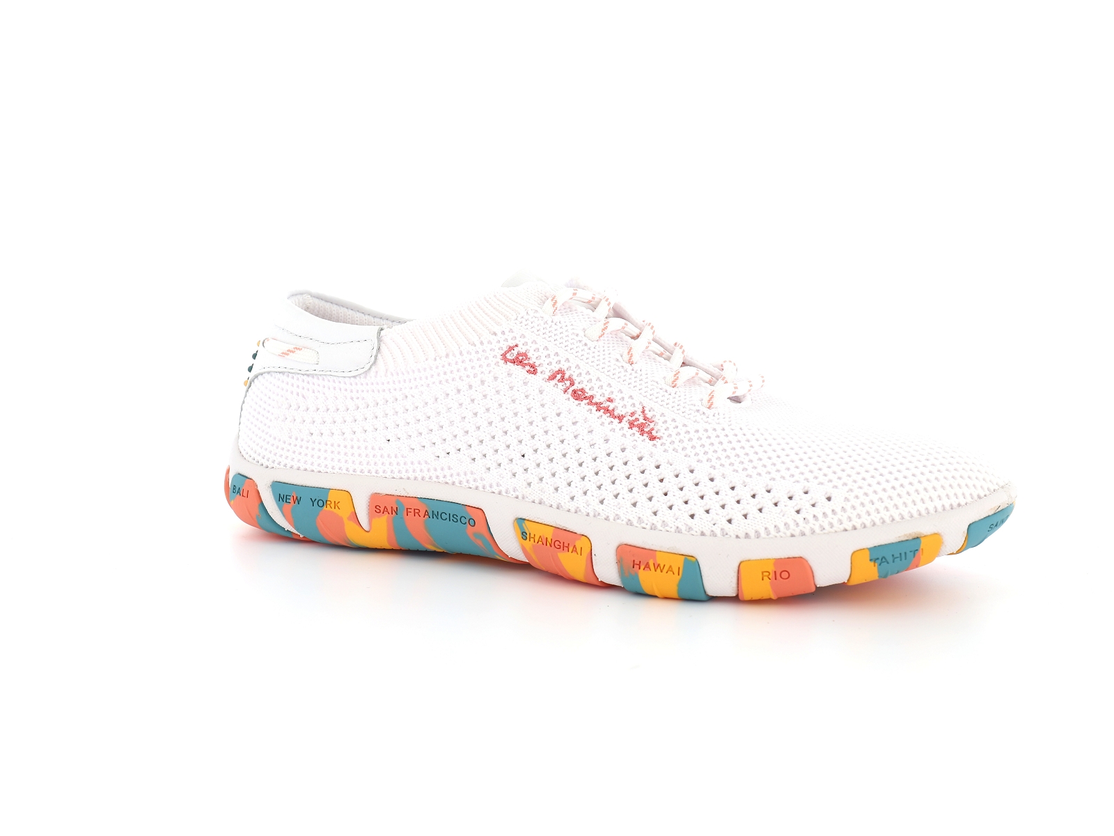 Tbs-JAZARIA Textile Blanc Orange