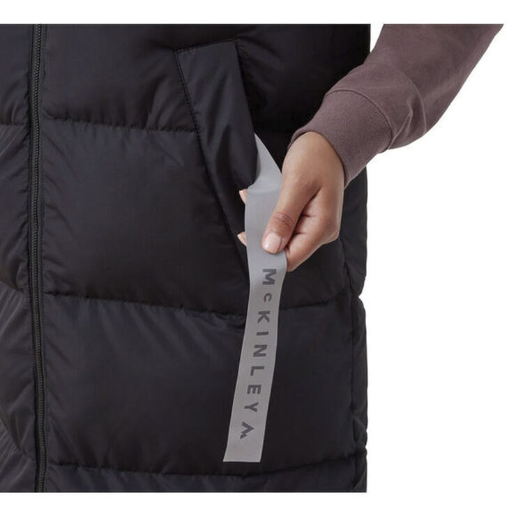 MCKINLEY Long Puffer vest Sort