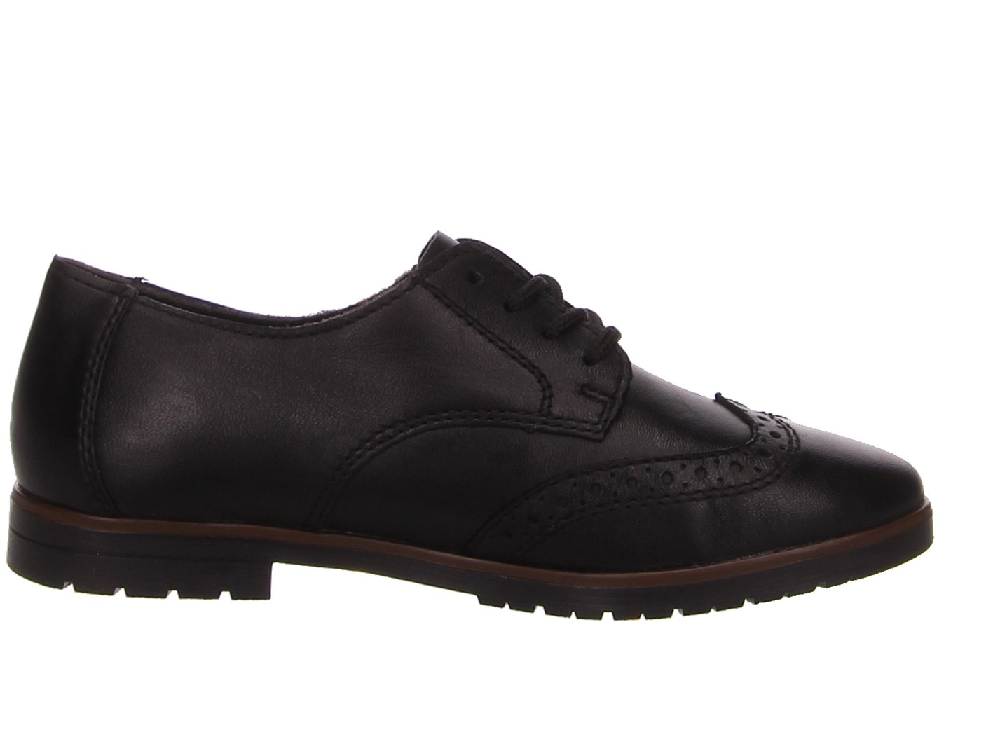 Rieker Schnürschuhe schwarz schwarz