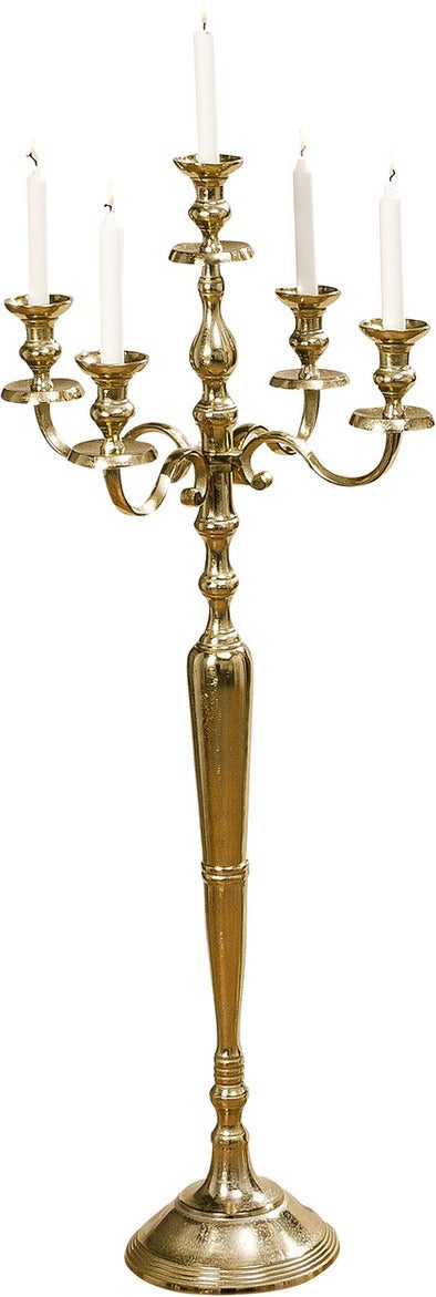 Boltze kandelaar Victoria goud D 46 H 120 cm