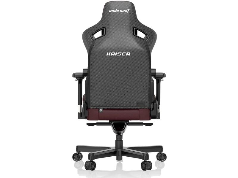 Anda Seat Gaming-Stuhl Kaiser 3 L Rot Gaming-Stuhl aus Kunstleder und mit einer Belastbarkeit von bis zu 120 kg