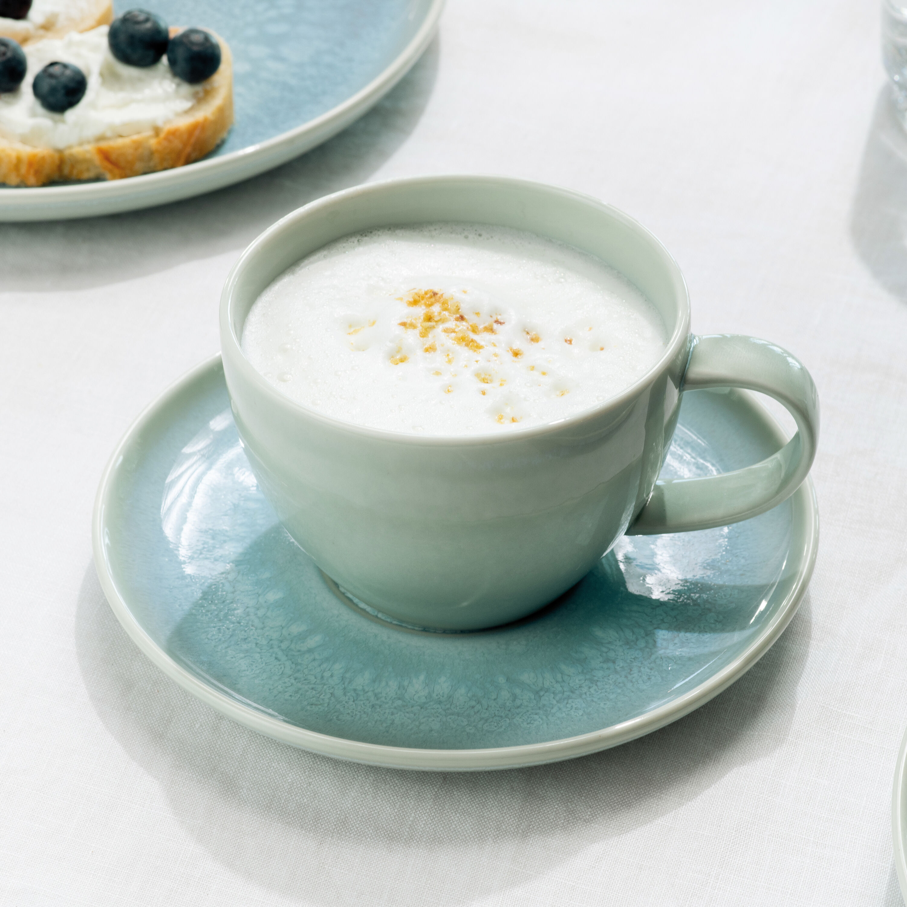 Crafted Coffee cup Blue, 5.8 oz, Premium Porcelain