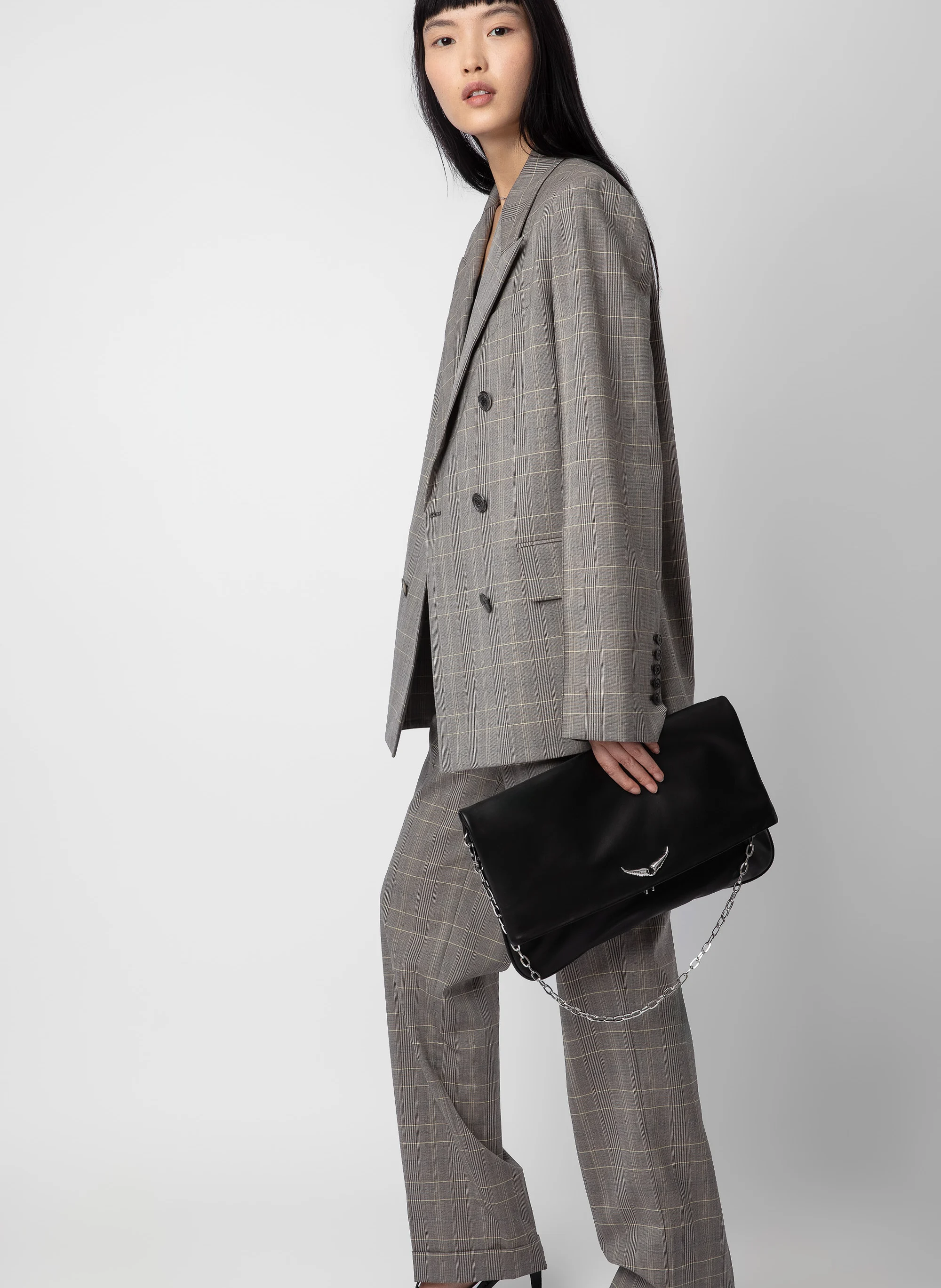 ROCK ETERNAL XL - Pochette en cuir | Noir