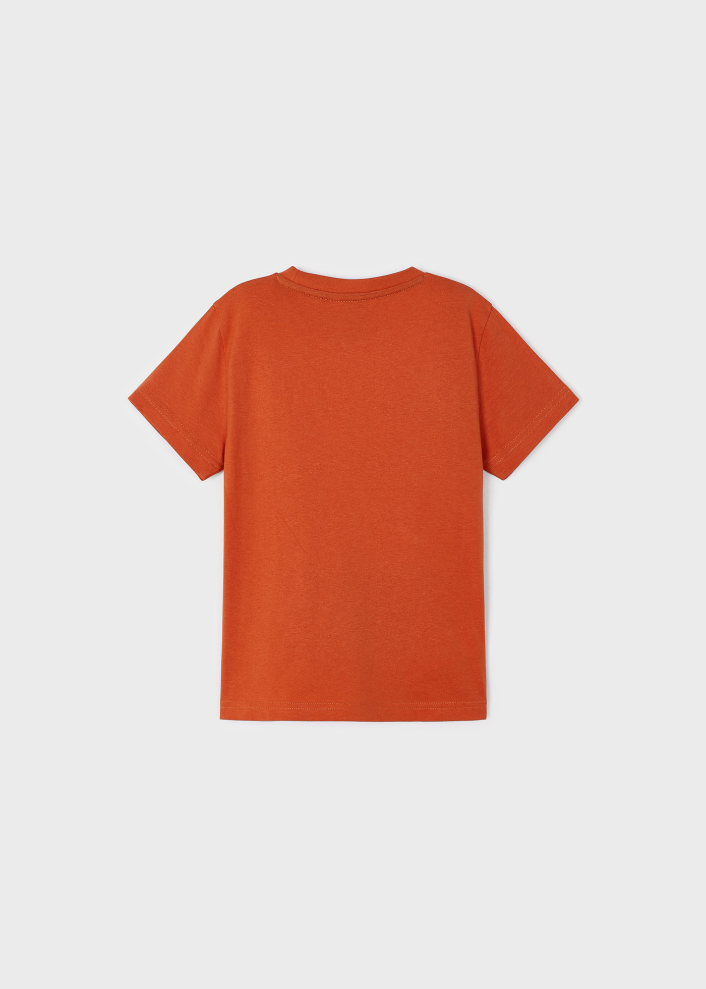 Camiseta estampada em algodão sustentável para meninos
