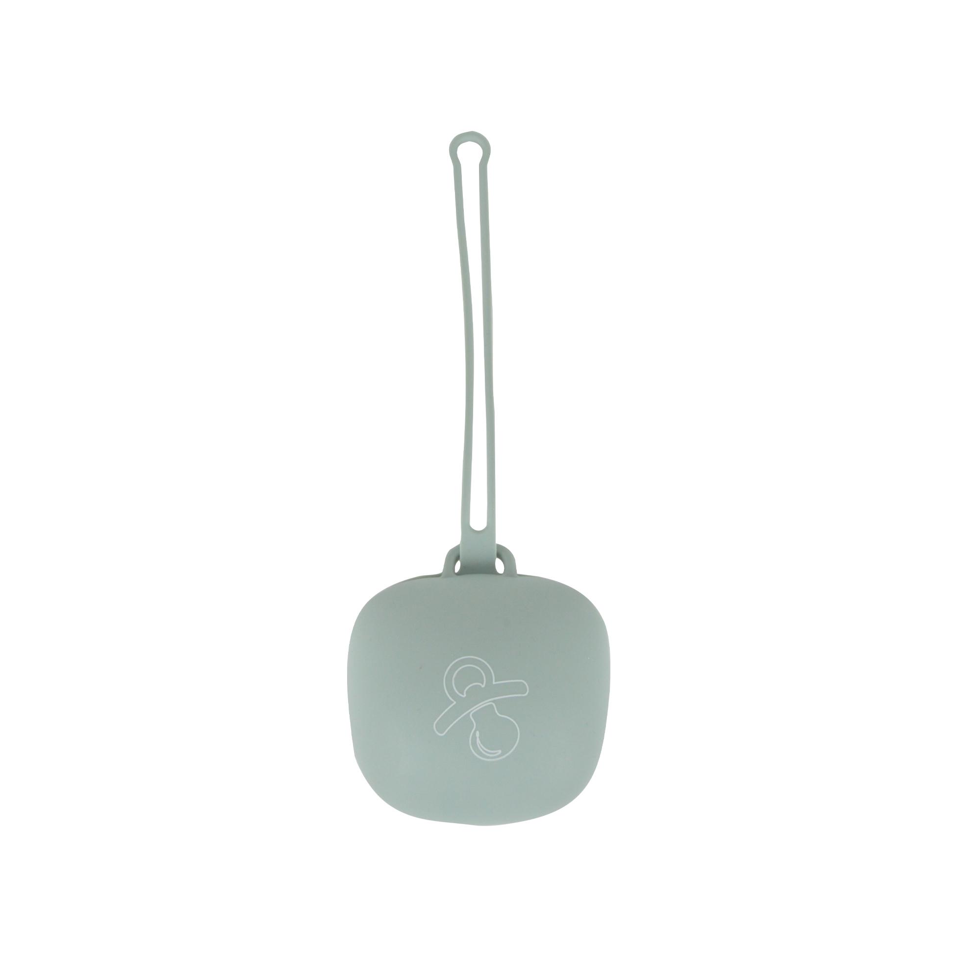 BOITE A SUCETTE SILICONE DINO WORLD CELADON D.6X22CM
