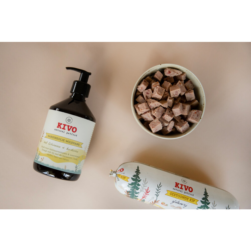 Kivo Sardineolie metEchinacea & Kurkuma500 ml