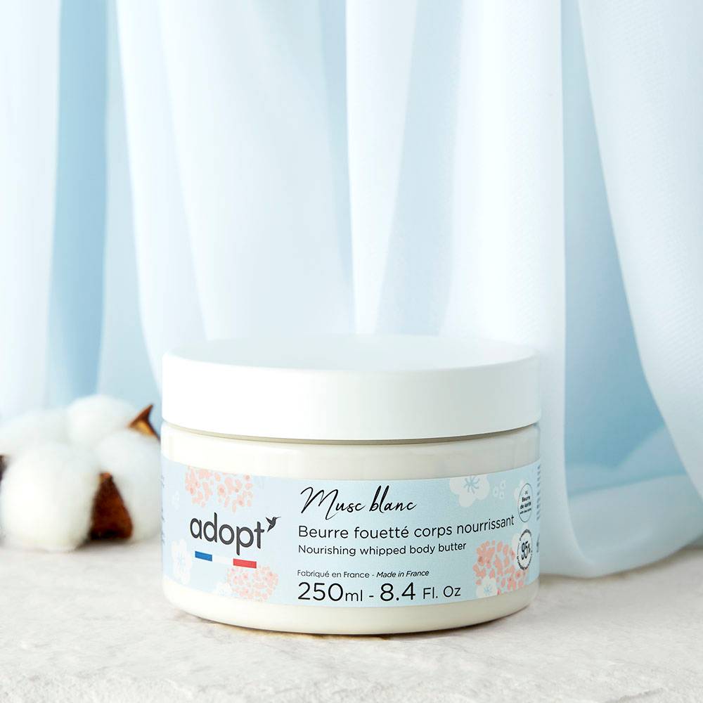 Musc blanc Beurre fouetté corps nourrissant 250 ml