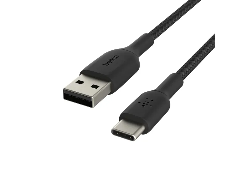 Belkin BoostCharge - USB-kabel - 24 pin USB-C (han) til USB (han) - 1 m - sort