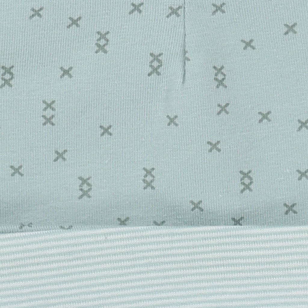 reversible muts mintgroen/wit