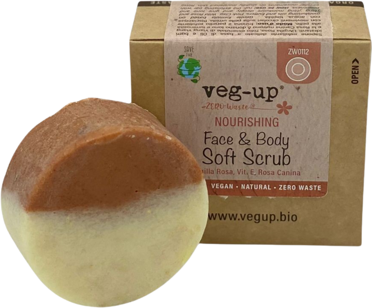 veg-up  ZERO-Waste Face & Body Scrub Nourishing, 65 g