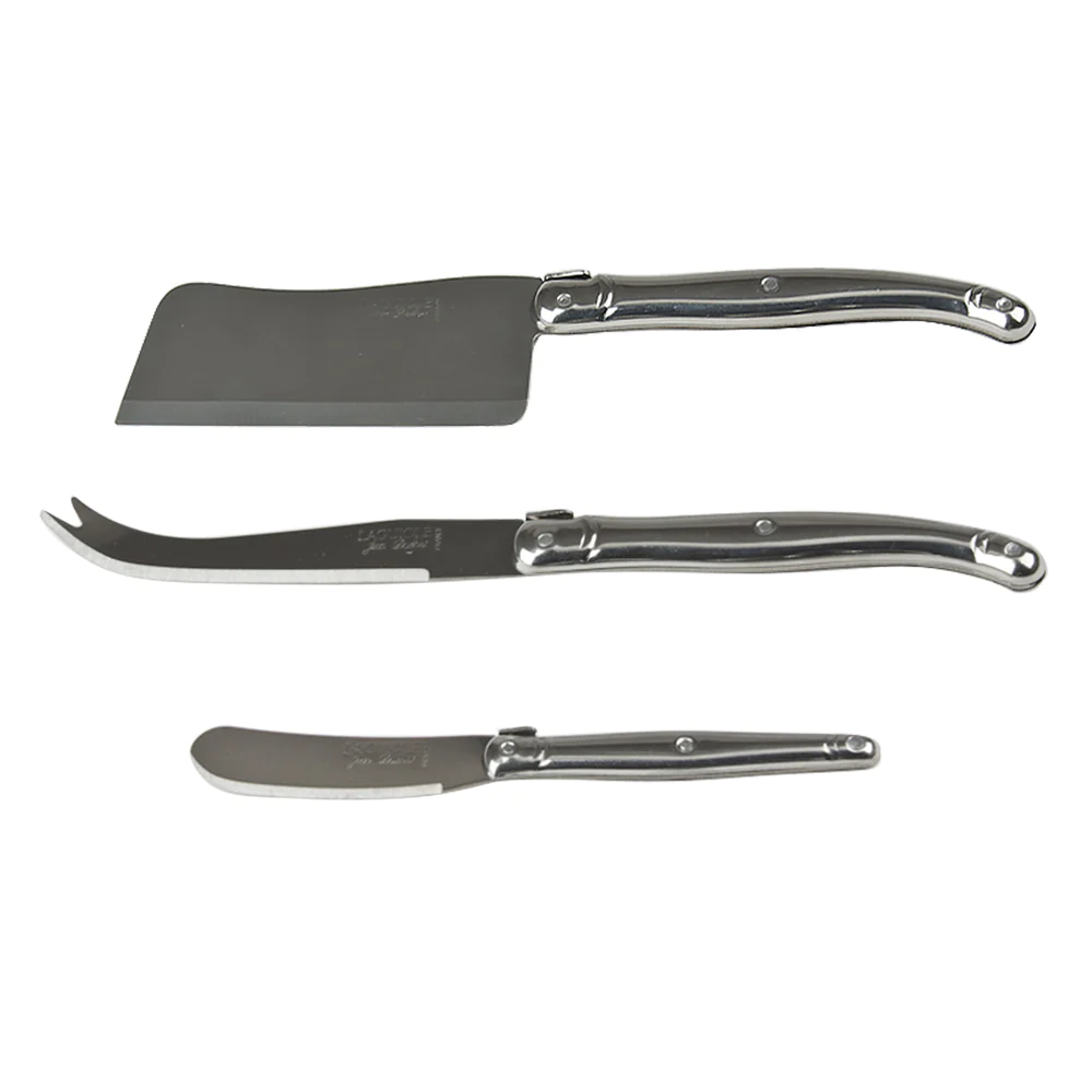 Set de 3 pièces à fromage inox Jean Dubost