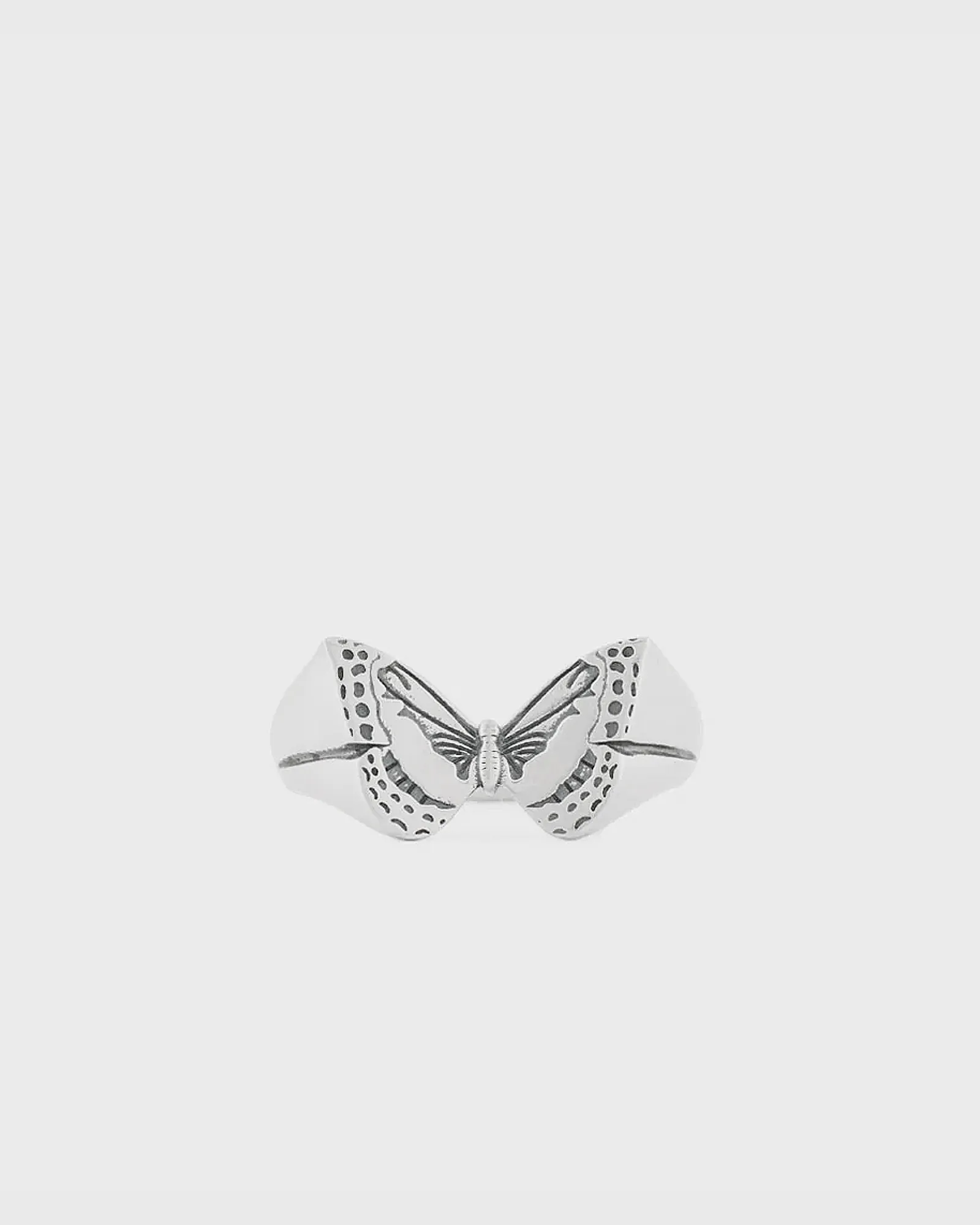 Serge DeNimes Silver Butterfly Ring