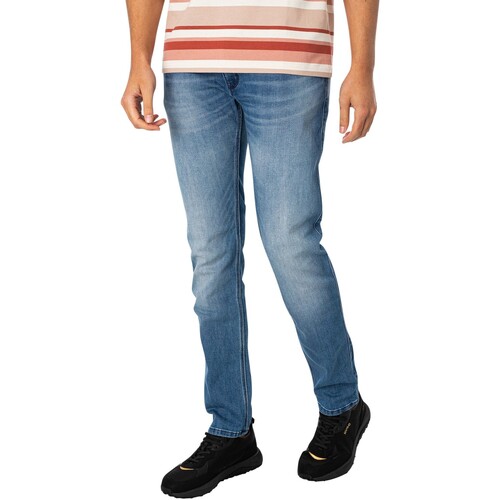 BOSS - 708 Vaqueros Ajustados Azul