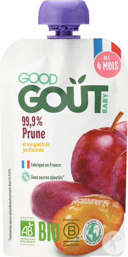 Good Goût Prune Dès 4 Mois 120g