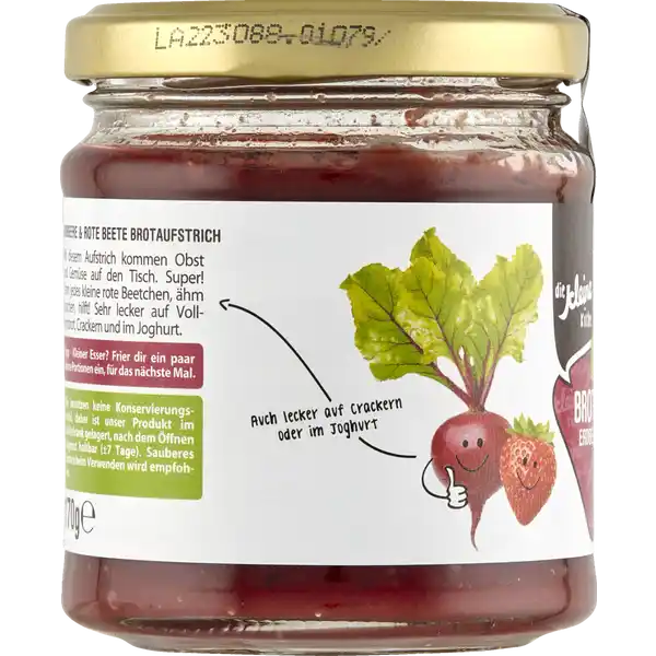 Bio Brotaufstrich Erdbeere & Rote Beete