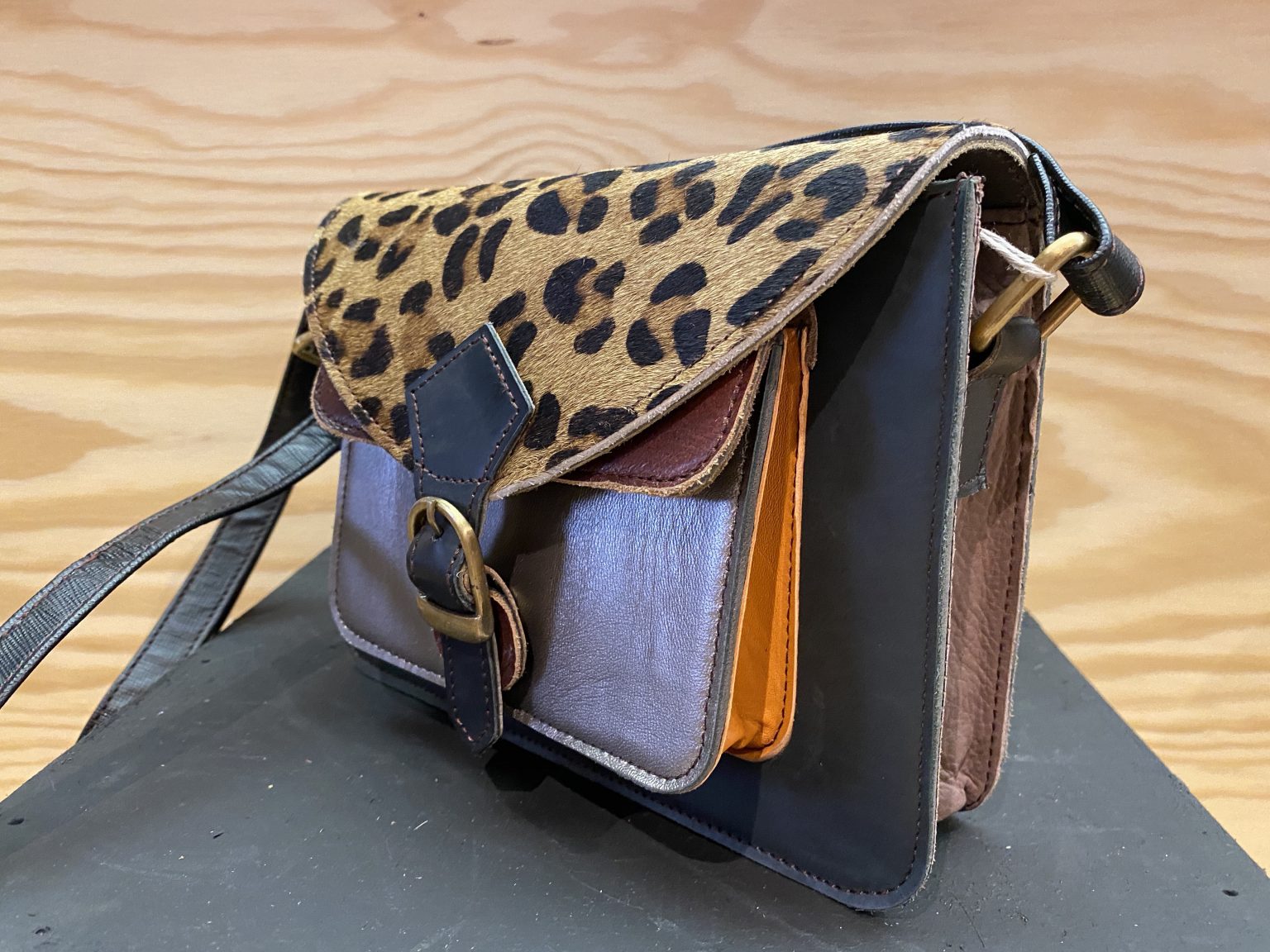 Unique Brand Leren Crossbody Tas Vacht