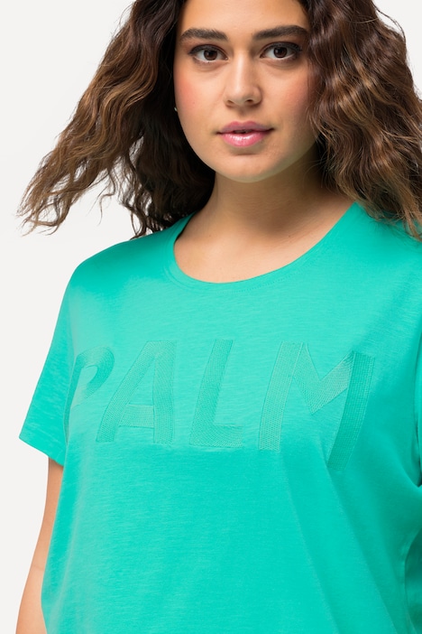 T-Shirt, Stickerei, Regular, Rundhals, Halbarm
