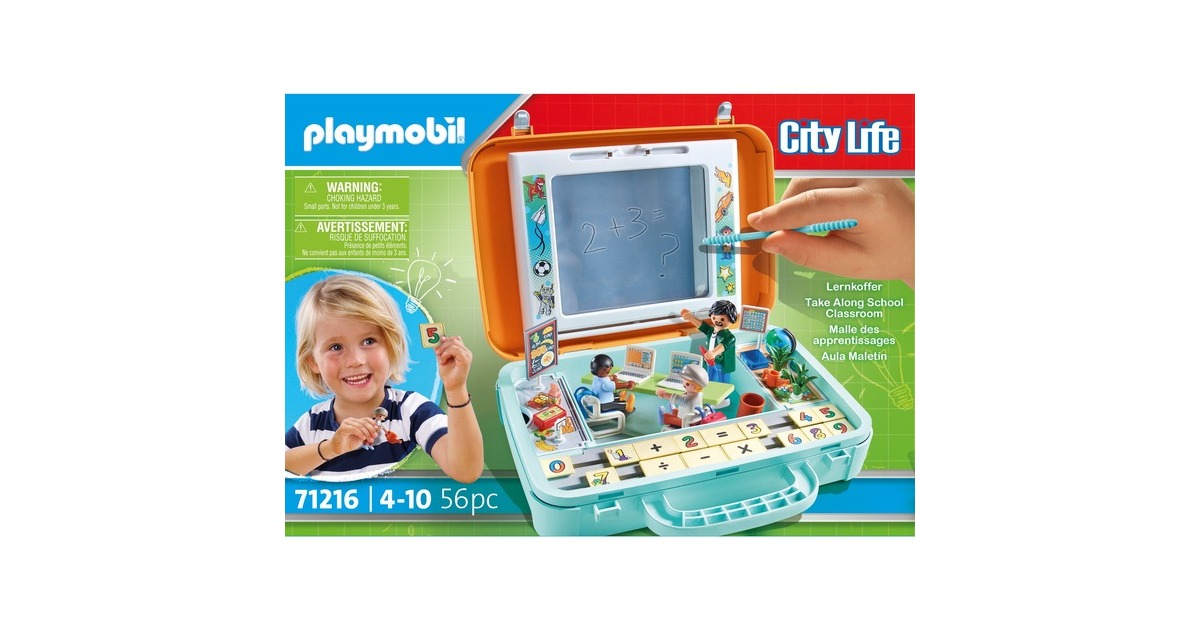 PLAYMOBILCity Life - Meeneem Klaslokaal Constructiespeelgoed  (71216)