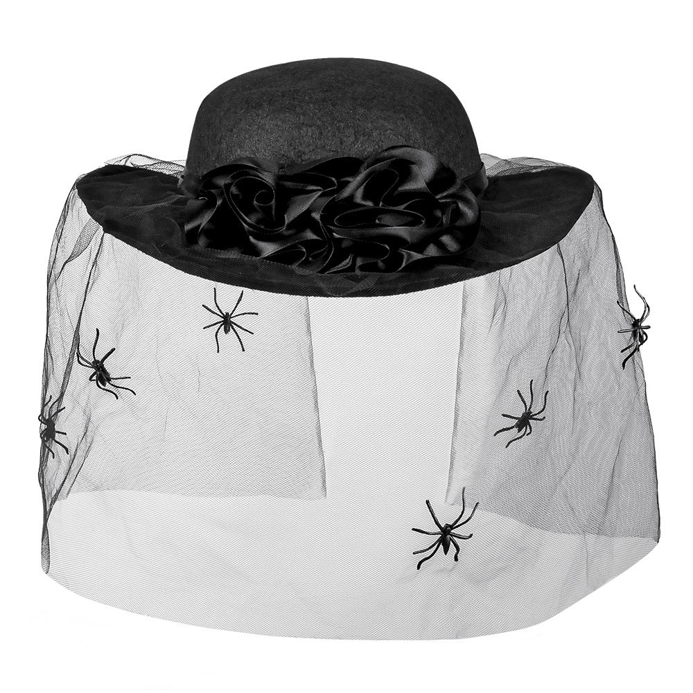 Halloween Hoed Spinnen Sluier