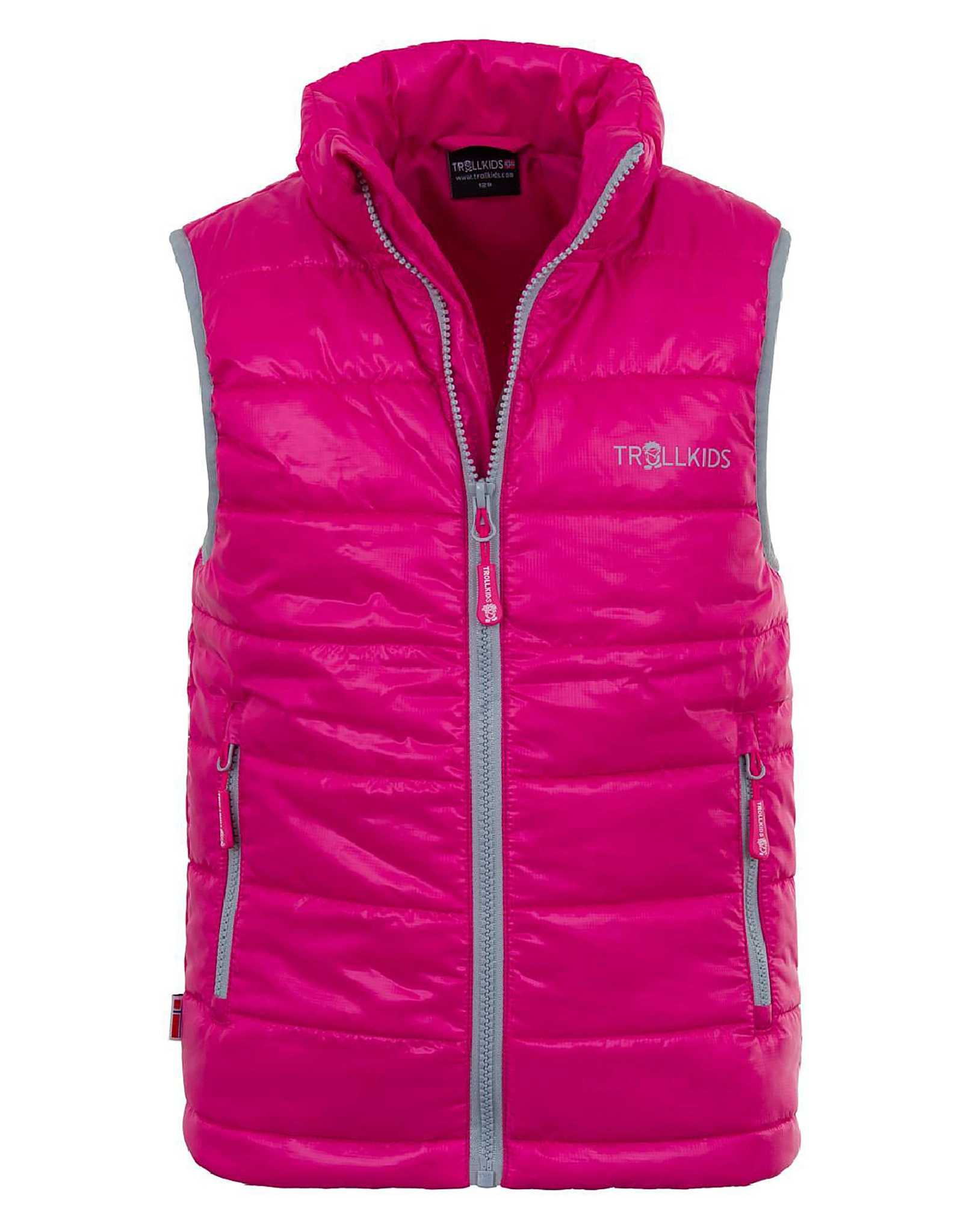 Stepp-Weste TRONDHEIM in magenta/grey