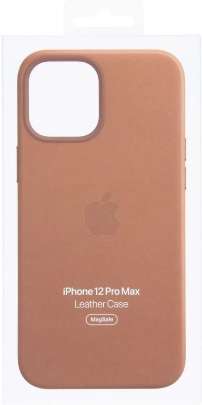 Apple - Leather Backcover - MagSafe - Zwart - Echt Leer