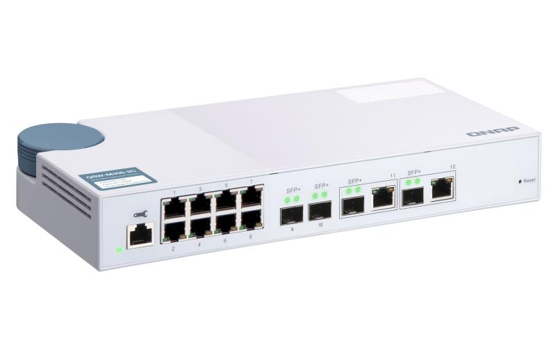 SFP+ Switch QSW-M408-2C 12 Port<br>QNAP QSW-M408-2C, Switch 8-Port 10GbE