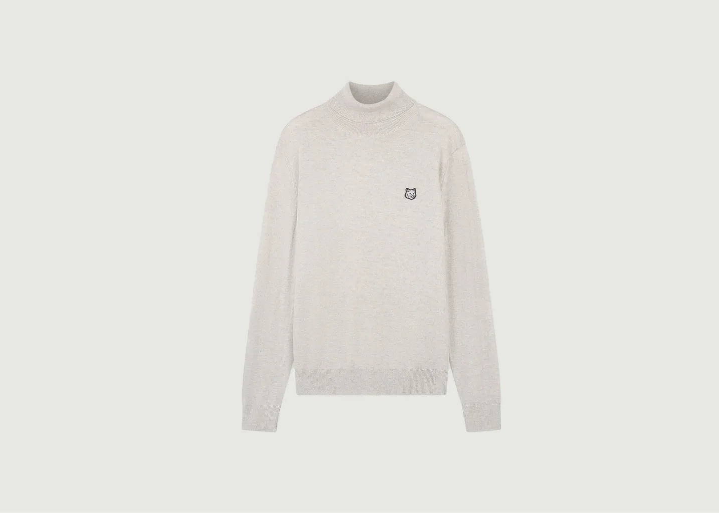 Cardigan Fox Head Patch Maison Kitsuné