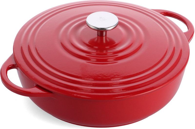 Cocotte Basse BK Bourgogne 28 Rouge Piment
