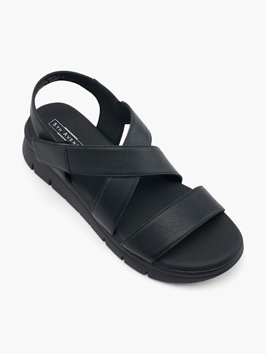 5th Avenue Sandalette Schwarz