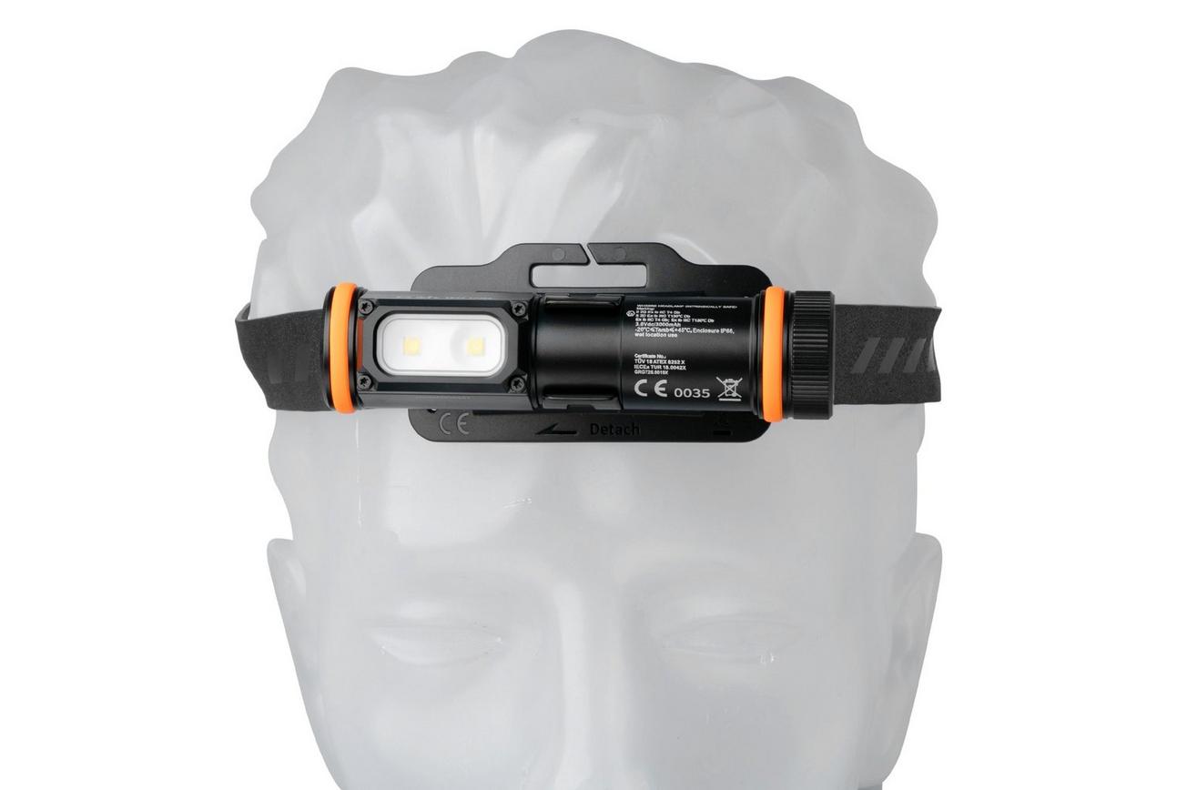 Fenix WH35RE oplaadbare veiligheidscertificeerde explosieveilige hoofdlamp voor industrie, 280 lumen