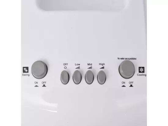 Refroidisseur d'air portable 80 W 4 L 25x26x56 cm
