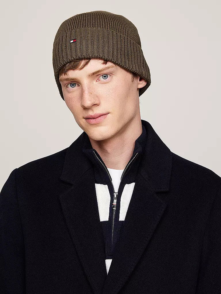 TOMMY HILFIGER Mütze - Haube olive