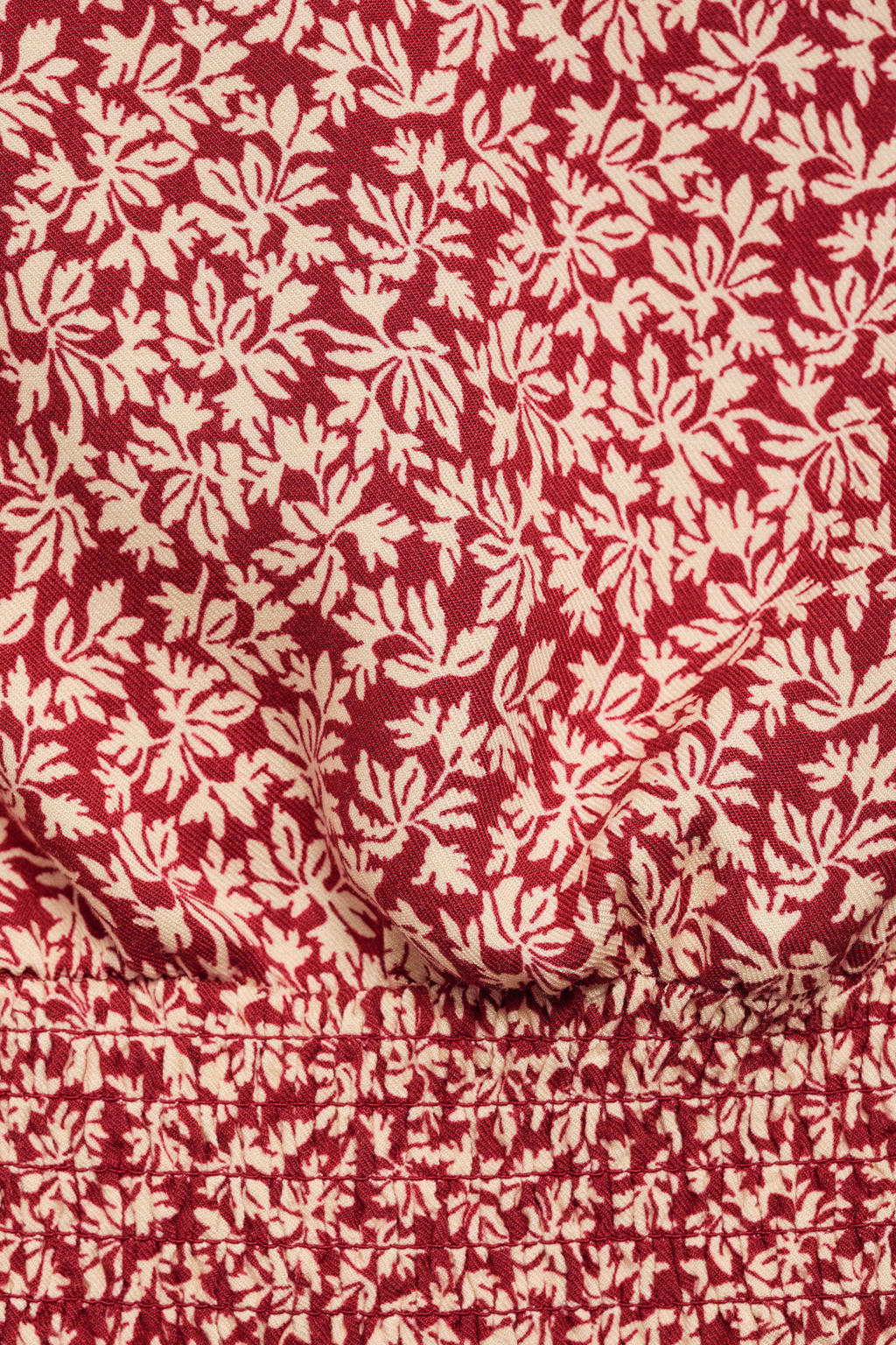 Mango Kids longsleeve met all over print donkerrood