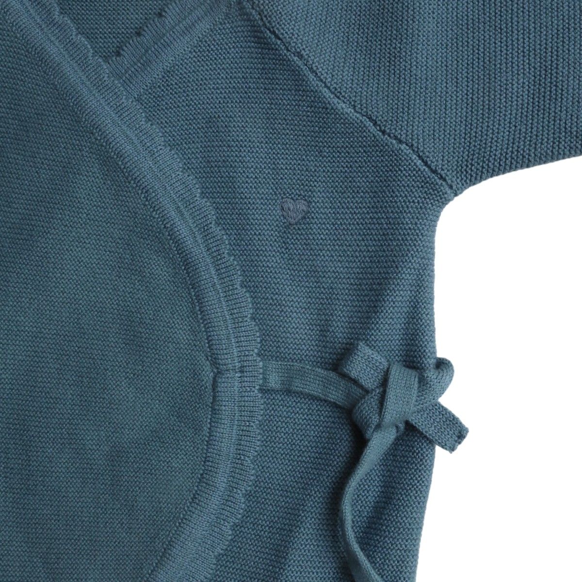 Combinaison coton bleu 3-6 mois Amande