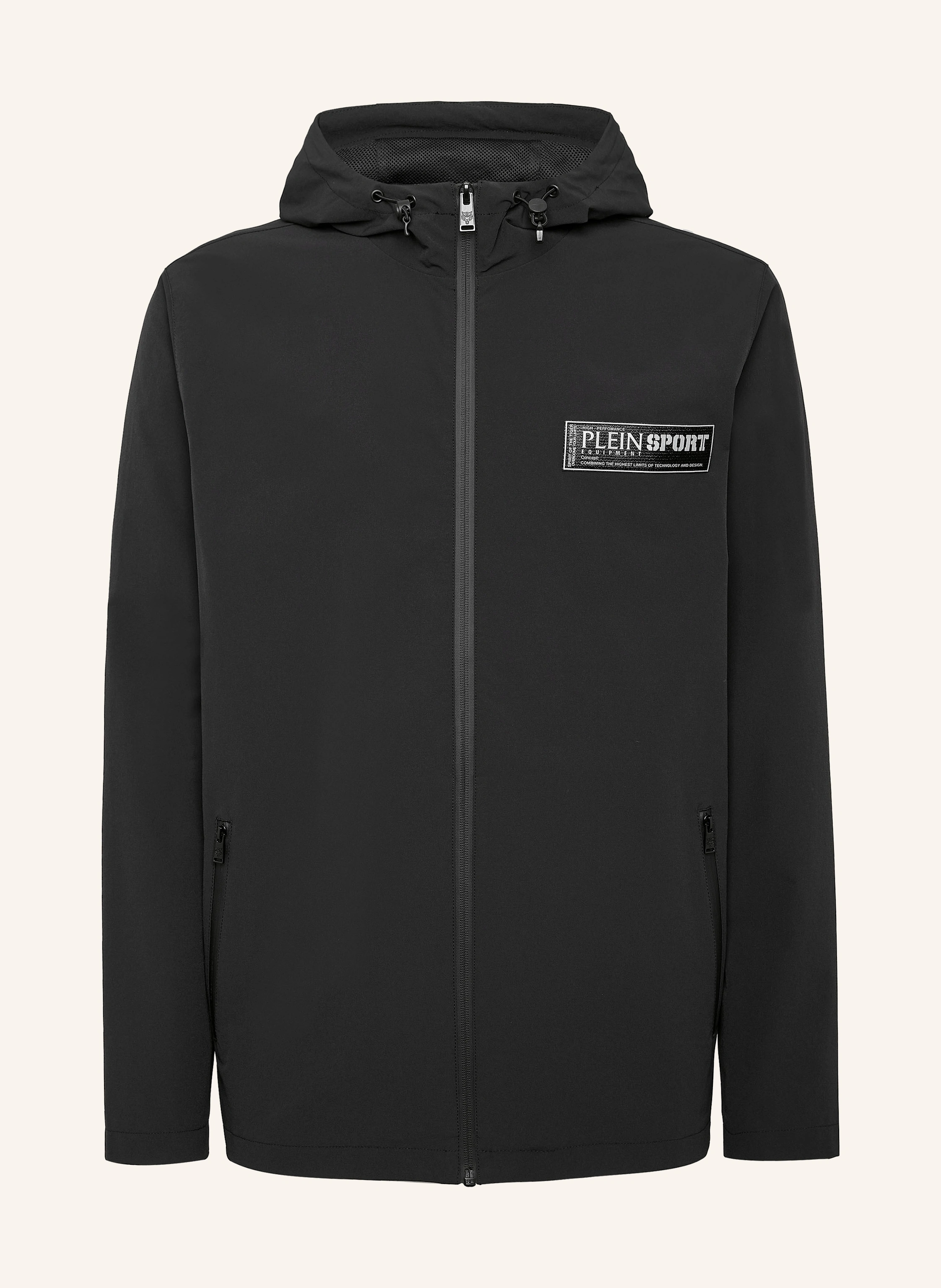 PLEIN SPORT Sweatjacke mit Kapuze