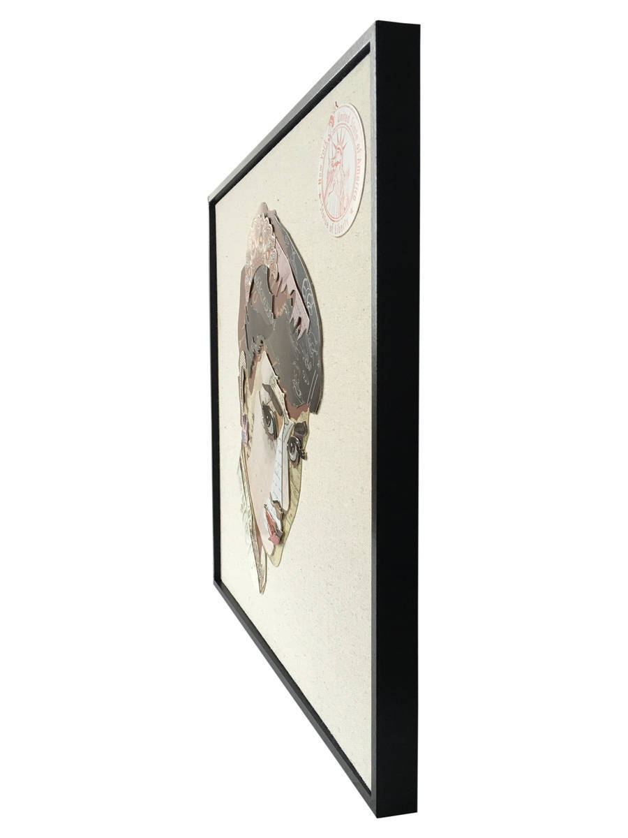 Wandbild - Actress - multicolor - Handarbeit - 52x52cm