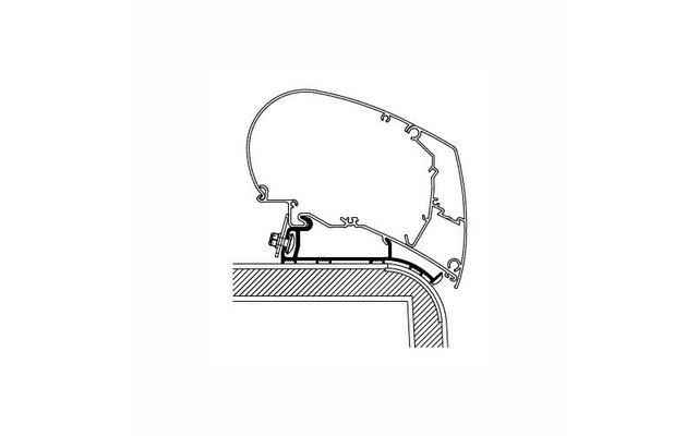 Thule Hymer 2013 Nova Roof Adapter