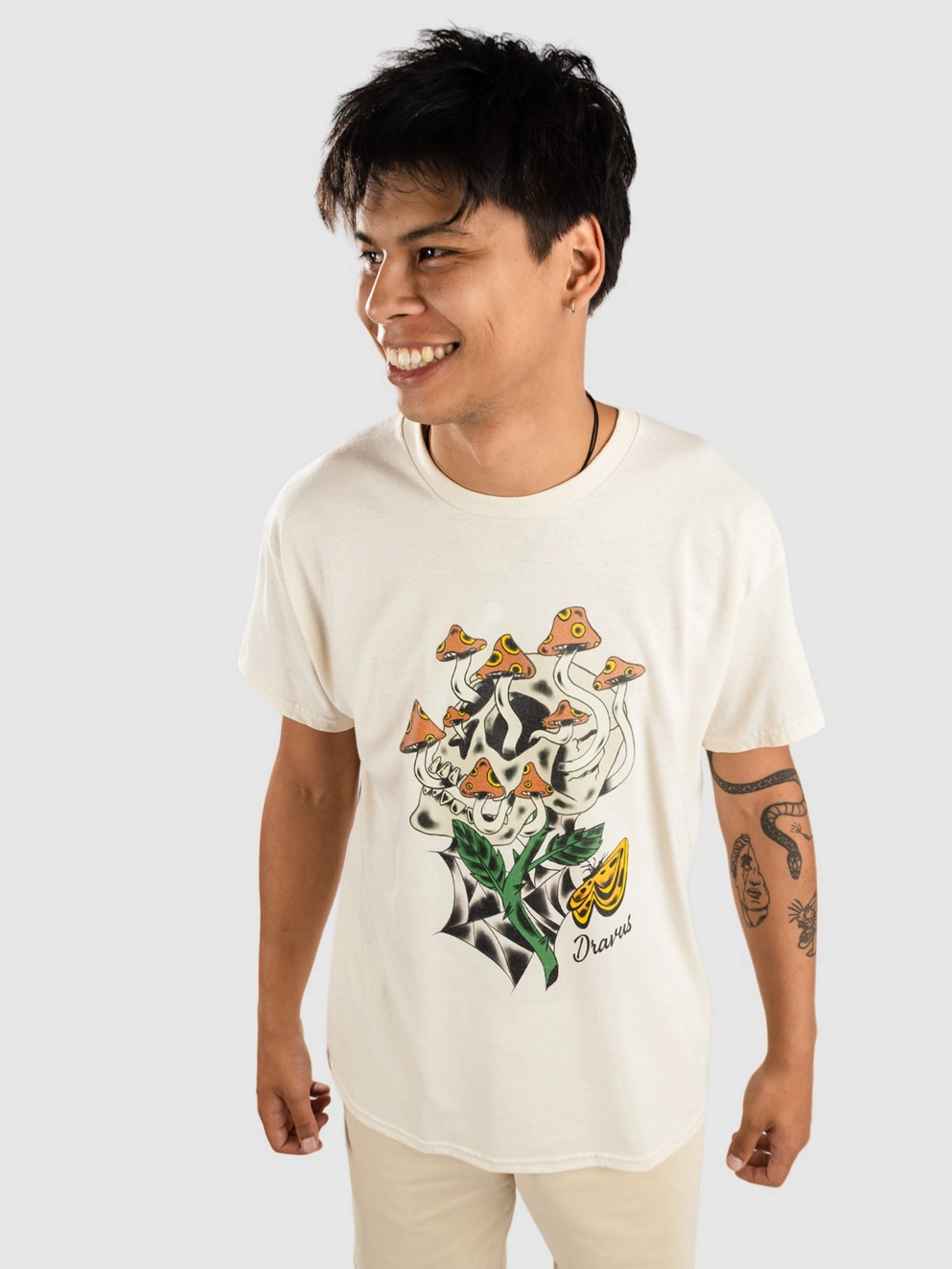 Dravus Traditional Shroom T-Shirt natural