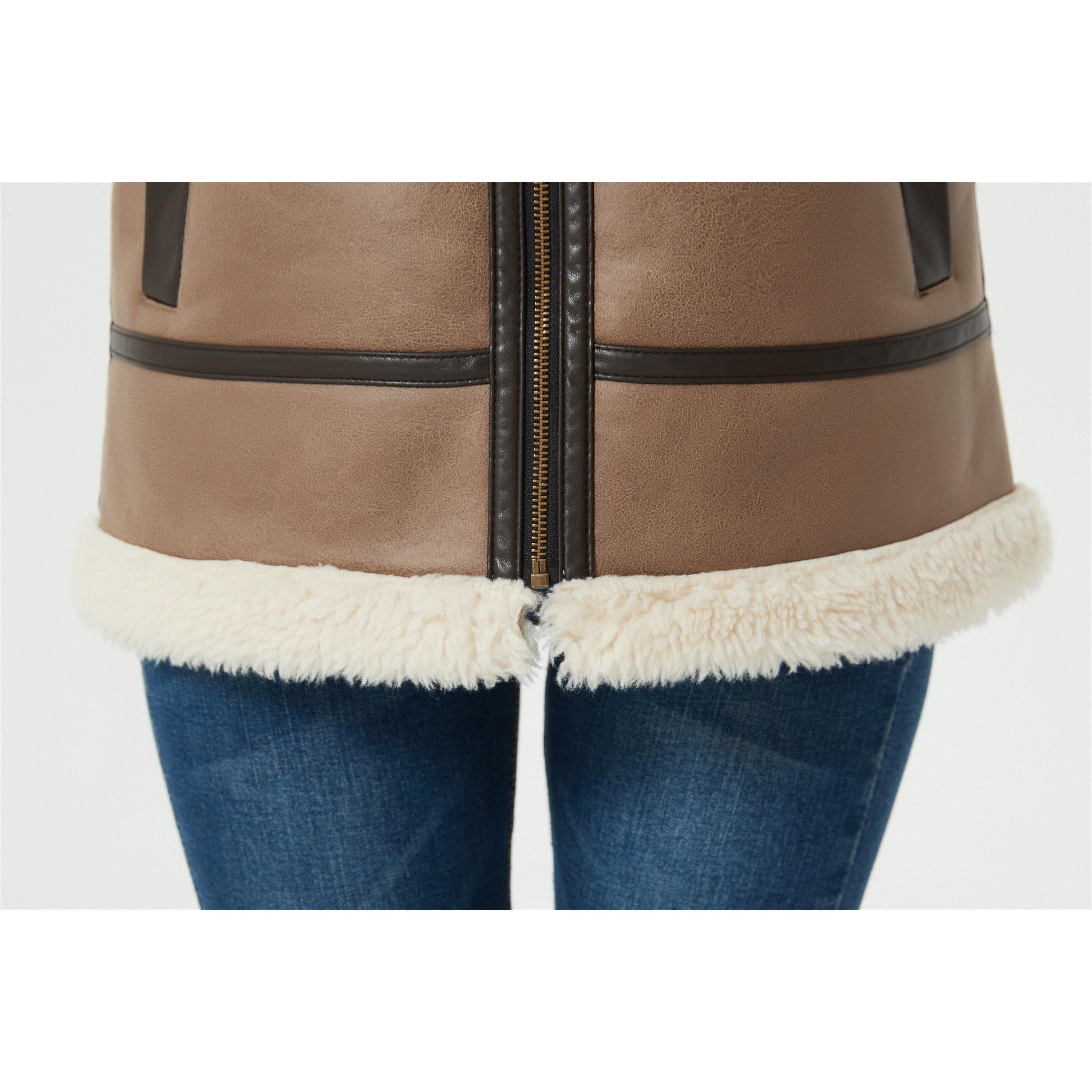 Be You B Suedette Aviator Gillet