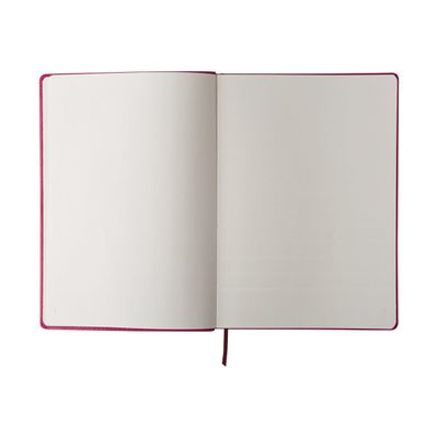 Oberthur Carmen - Carnet de notes souple A5 - uni - rose poudré