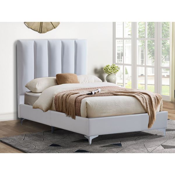 Ideia Home Design Cama Classic Individual Branca 200x90 cm