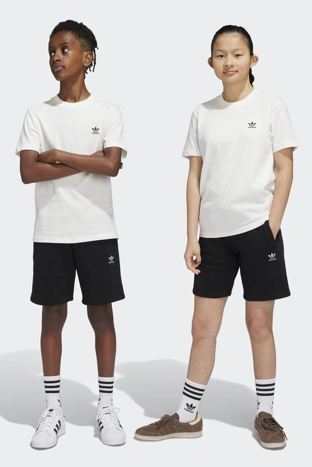 adidas sweatsshort zwart