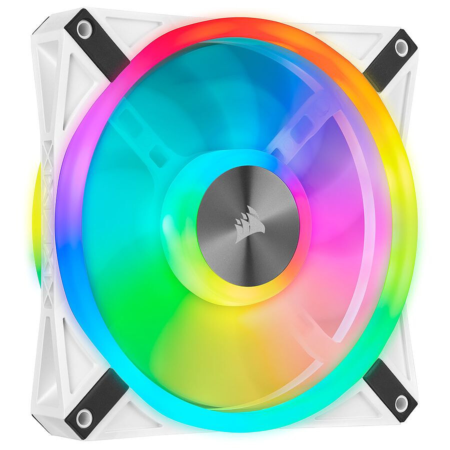 Corsair QL120 RGB - Pack de 3 - Blanc