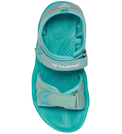 Hummel Sandaler - Glitter JR - Blåe Surf