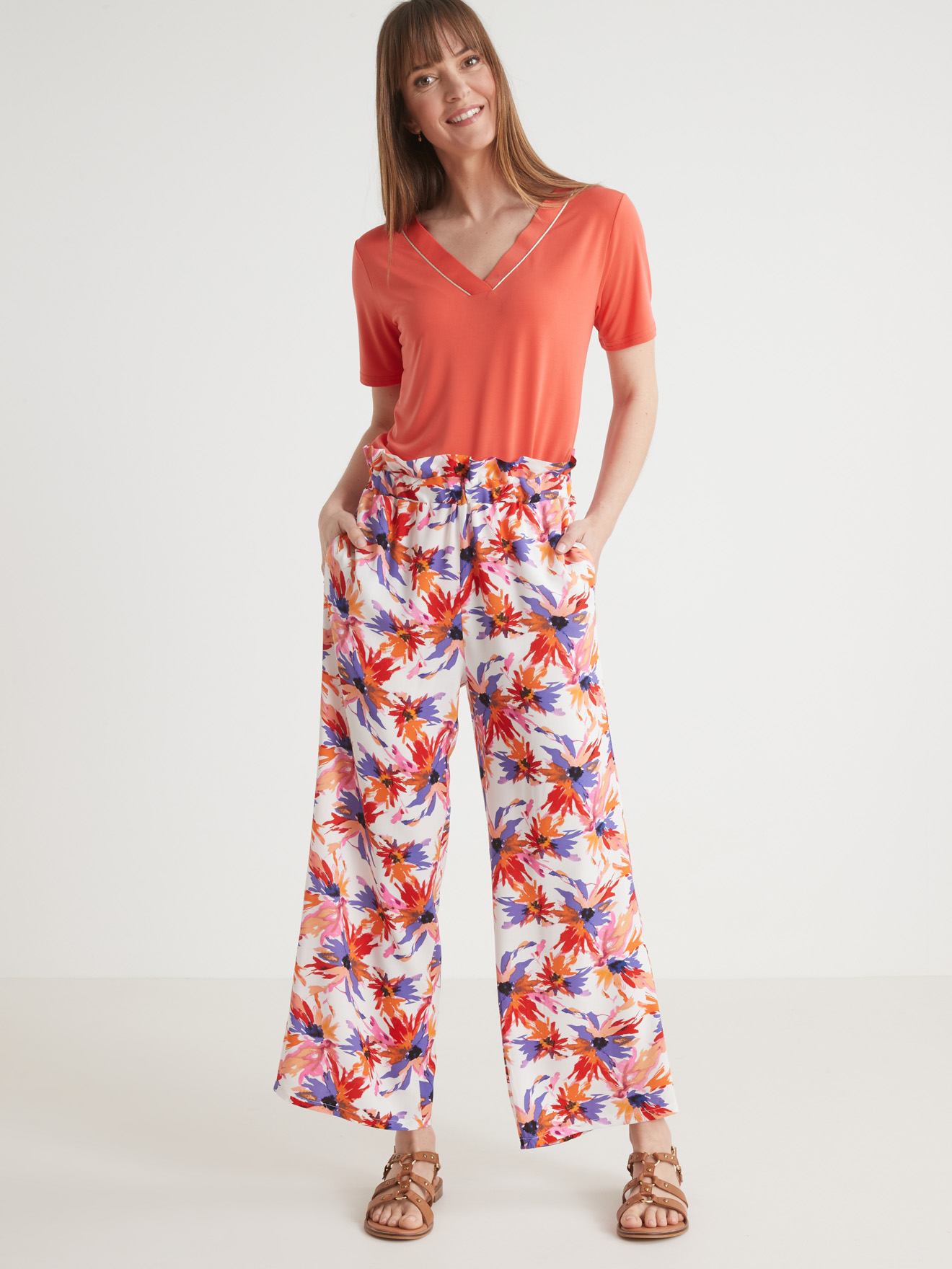 Pantalon ample et fluide
