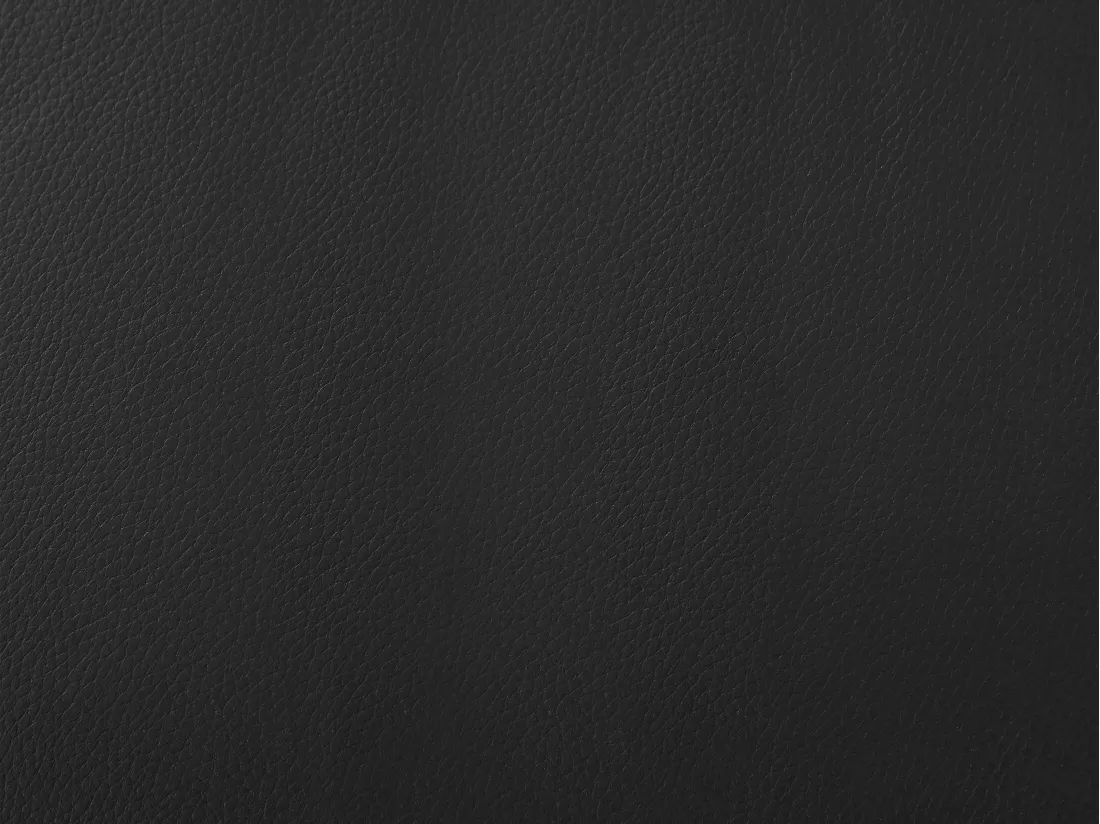 Canapé d'angle droit relax électrique en cuir noir FUSINO